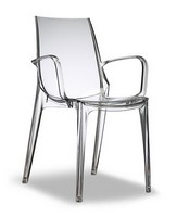 Vanity, Design Sessel aus Polycarbonat, verschiedene Farben