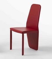 Viva low, Stuhl mit niedriger Rckenlehne, Leder, in verschiedenen Farben