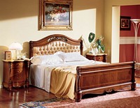 Althea Bett, Luxury klassische Bett mit gepolstertem Kopfteil, um Hotels