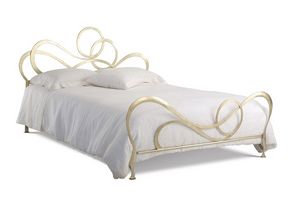 J'adore Bett, Modernes Doppelbett im flachen Laser geschnitten Eisen