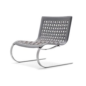 O'Mies, Sessel mit großem und leichtem Sattelledersitz