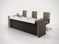 Loop spokesman desk, Doppelte Farbe Konferenz Desk fr Konferenzen Zimmer
