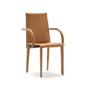 Relaix P, Stuhl mit Armlehnen, schlank und diskret