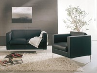 Matrix, Stuhl mit modernem Design, Metallsockel, Wartezonen