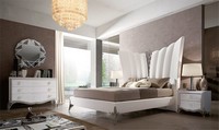 Saint Tropez - Bett code 4031, Betten In Leder, Polsterbett, Luxus Bett Zeitgenssische Schlafzimmer