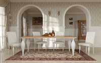 La Dolce Vita - Tabelle code 1157, Holz Esstische, Art-Deco-Stil Tabelle, Zeitgenssische klassische Esstisch Wohnraum
