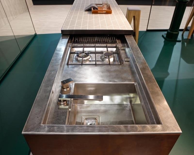 Compact In&Outdoor, Monoblock mit Kche und Schiebetisch