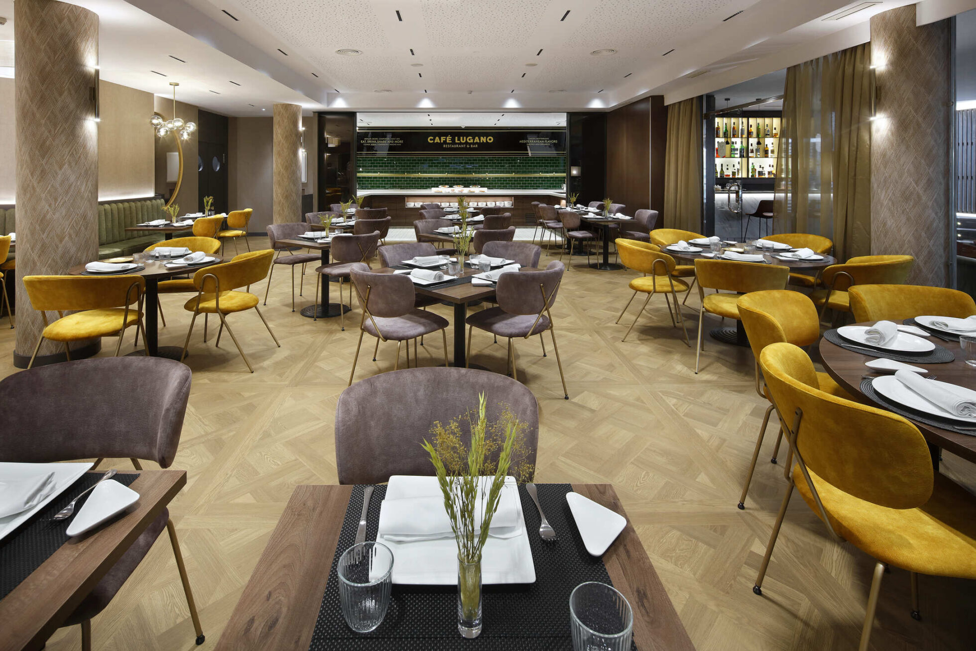 Caf� Lugano Hotel HCC ST Moritz - Barcelona, Spanien