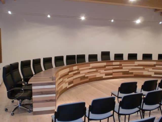 Der Konferenzraum der Gemeinde Gaiarine