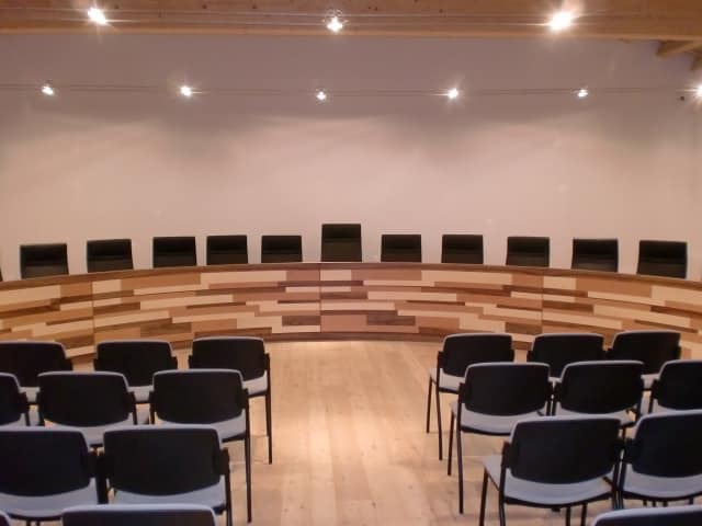 Der Konferenzraum der Gemeinde Gaiarine
