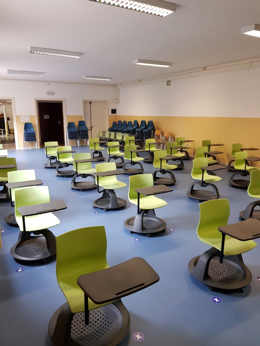 Neues Anti-Covid-Layout fr Schulen - Vicenza